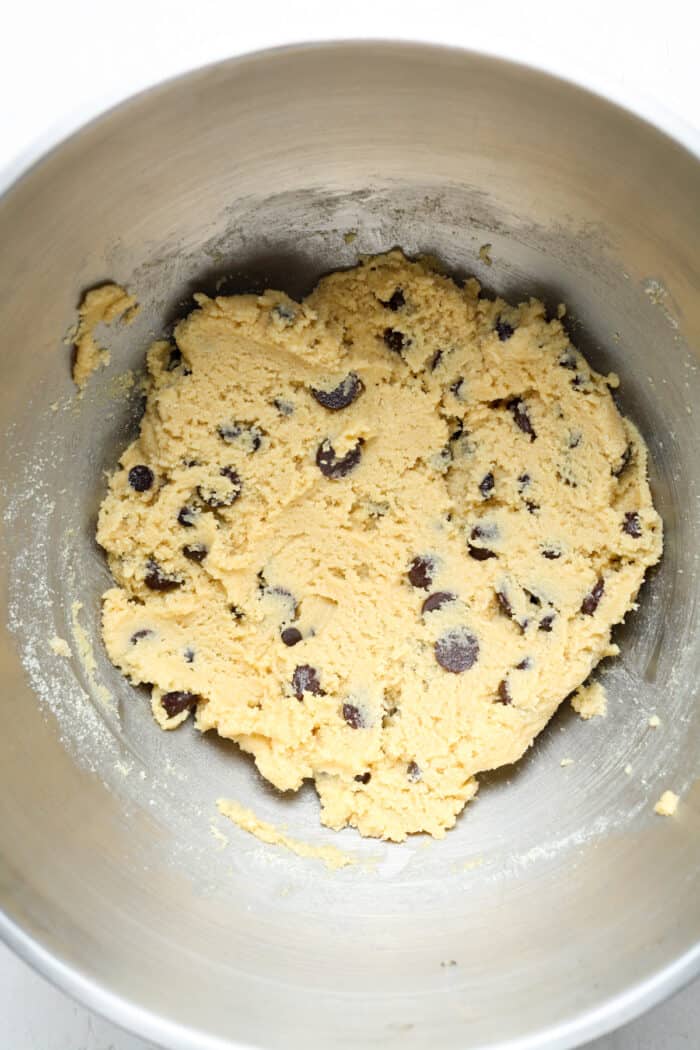 Dark chocolate chip cookie dough