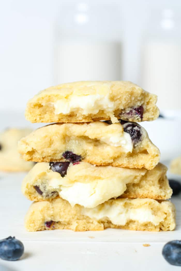 Blueberry cheesecake cookies