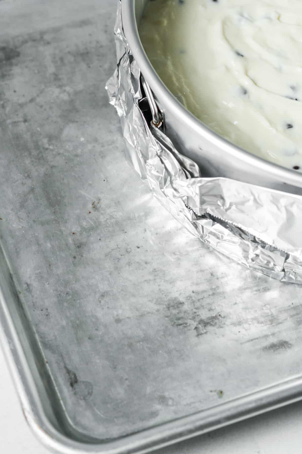 Water bath cheesecake pan