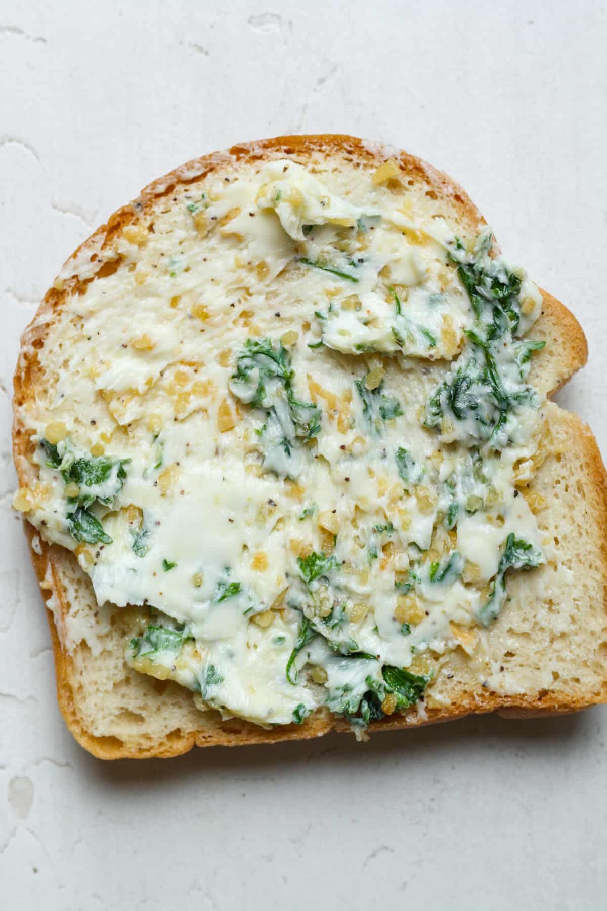 Bread with garlic butter