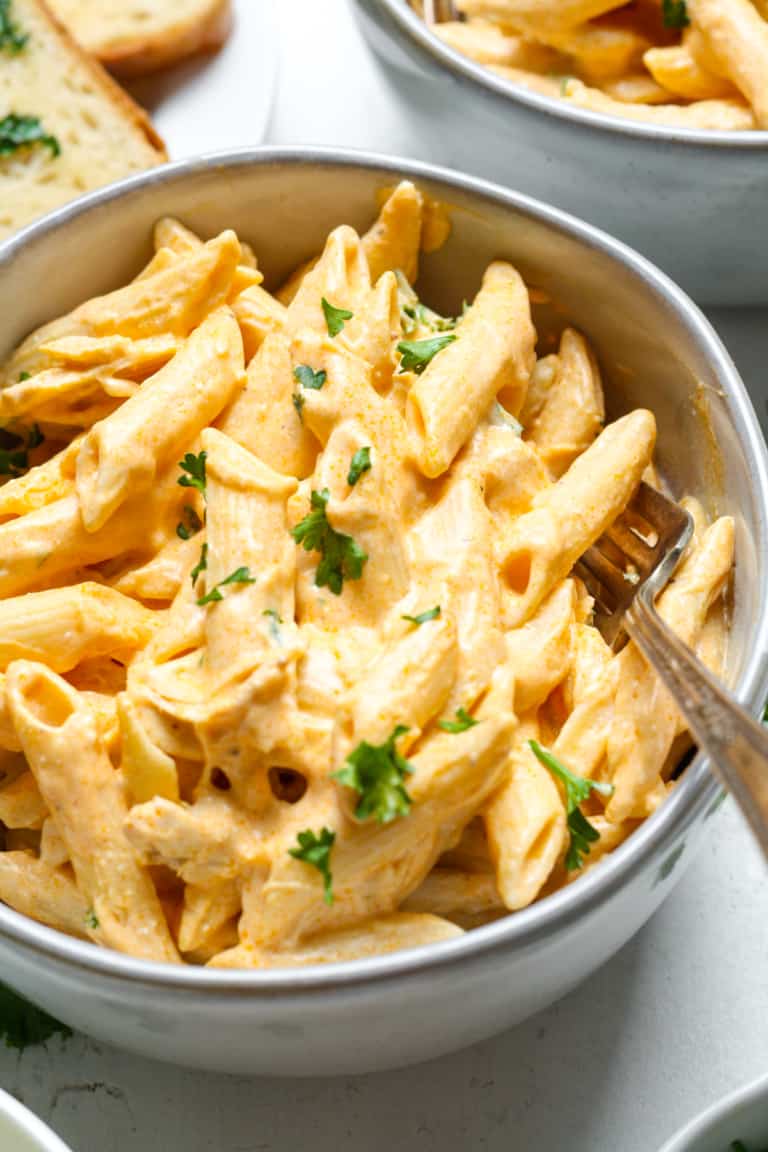 Buffalo Chicken Pasta Organically Addison