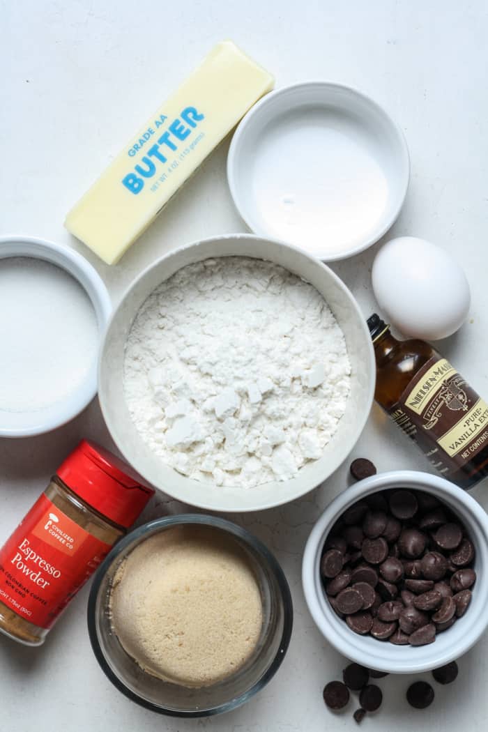 Espresso powder and other ingredients