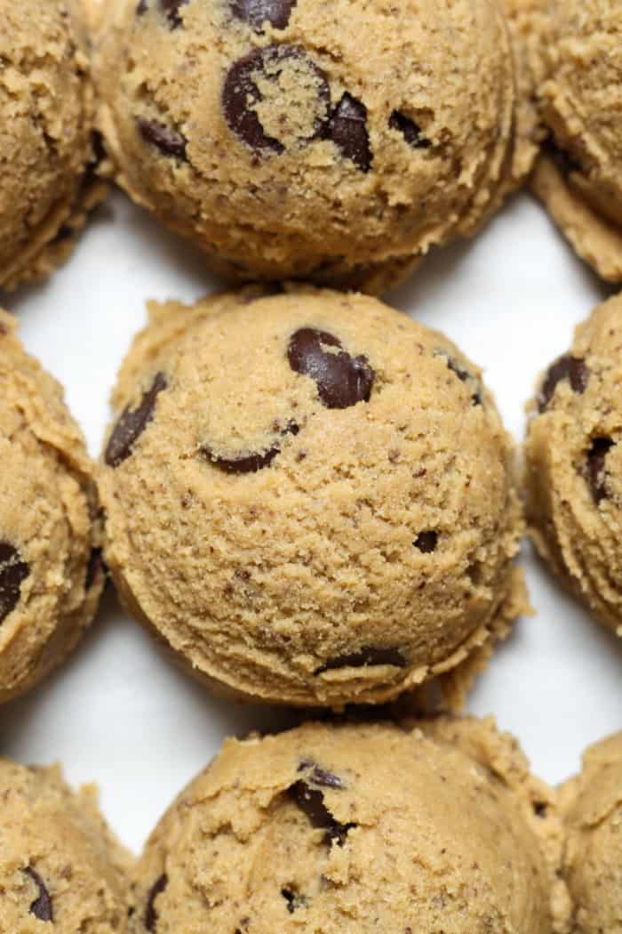 Espresso cookie dough balls