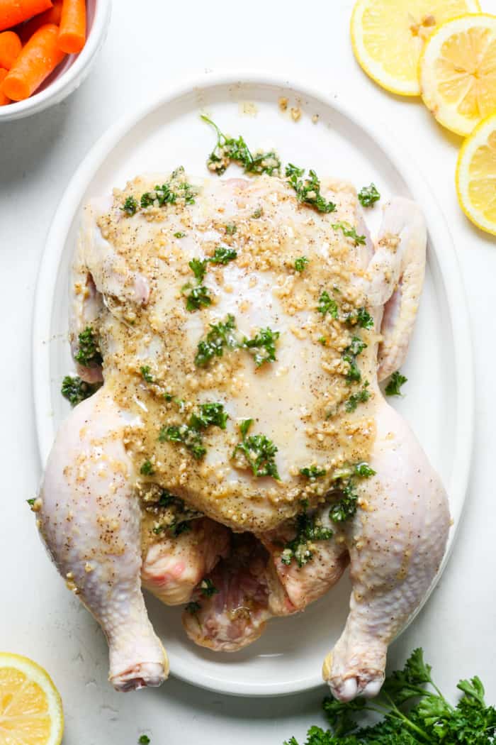 Chicken with seasonings