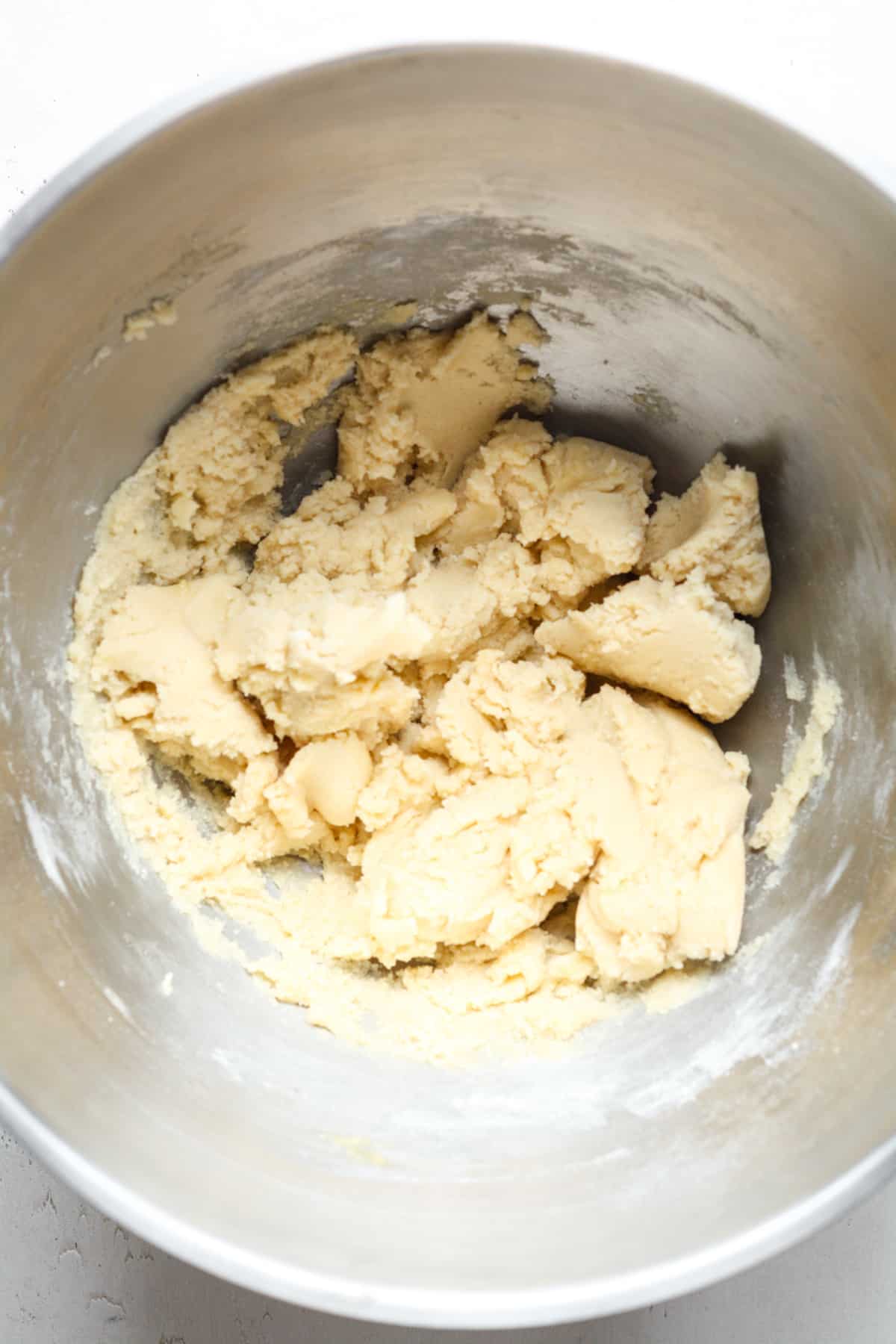 Light colored cookie dough