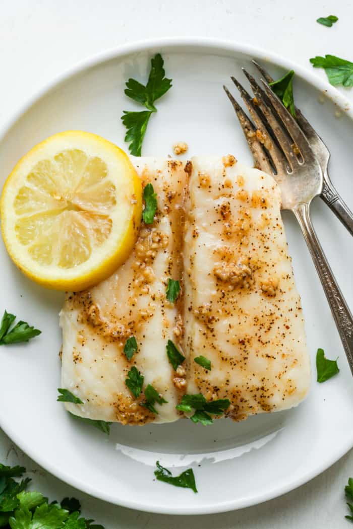 Baked halibut recipe with lemon