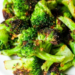 Air fryer frozen broccoli.