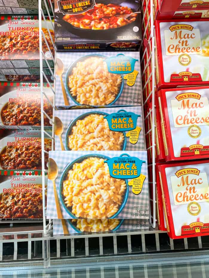 Trader Joe's gluten free mac and cheese.