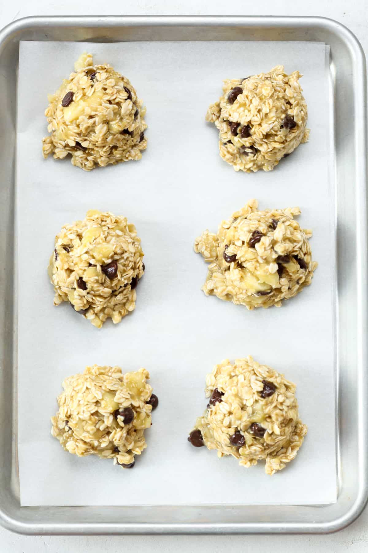 Balls of healthy cookie dough.