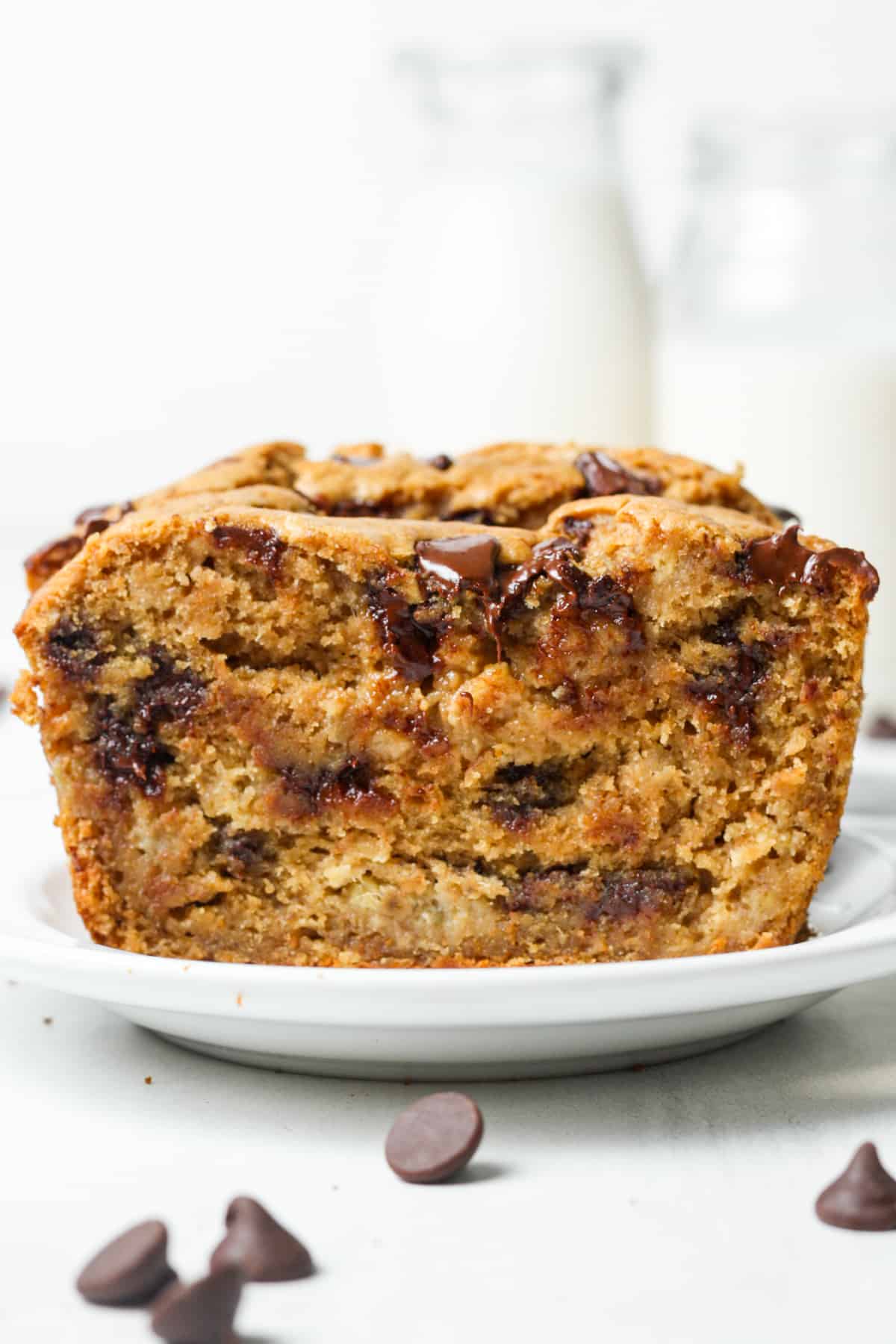 Oat Flour Banana Bread Organically Addison