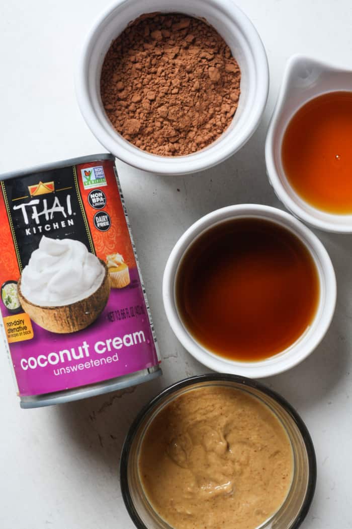 Coconut cream with other ingredients.