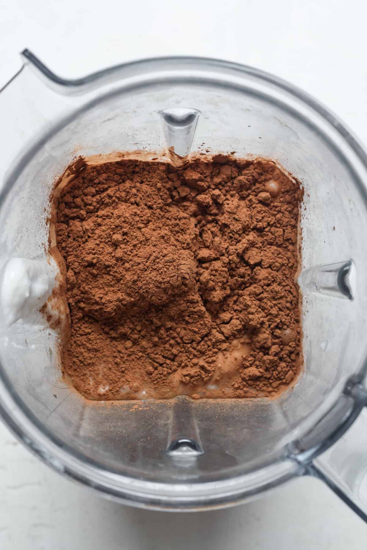 Cocoa in Vitamix blender.