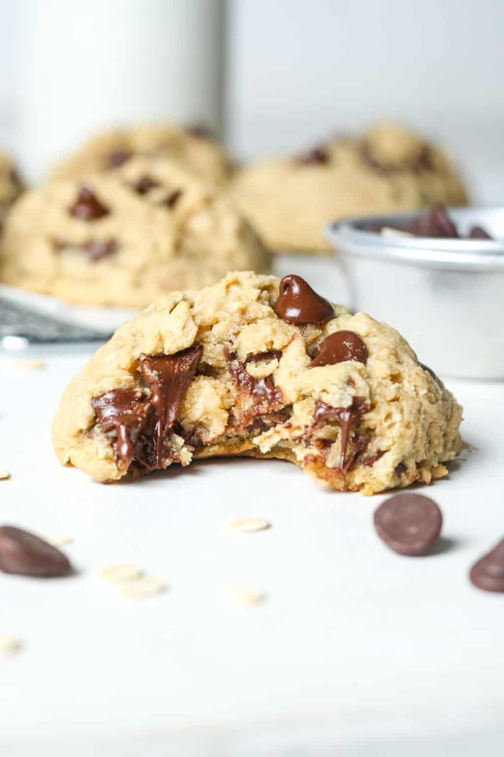 Gluten Free Oatmeal Chocolate Chip Cookies - Organically Addison