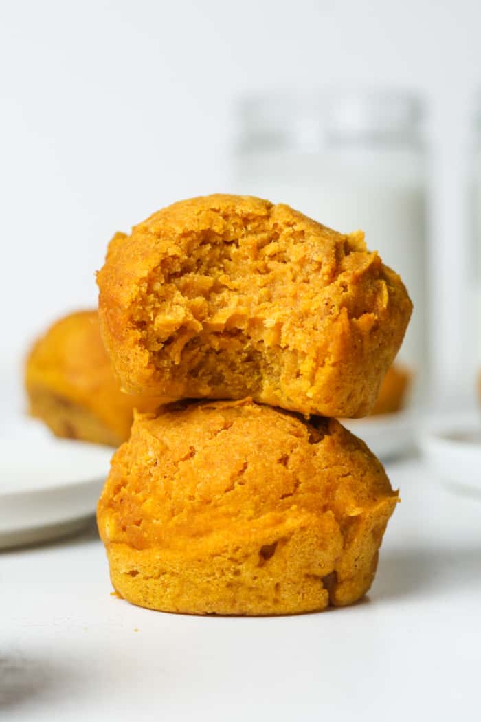 Vegan pumpkin muffins.