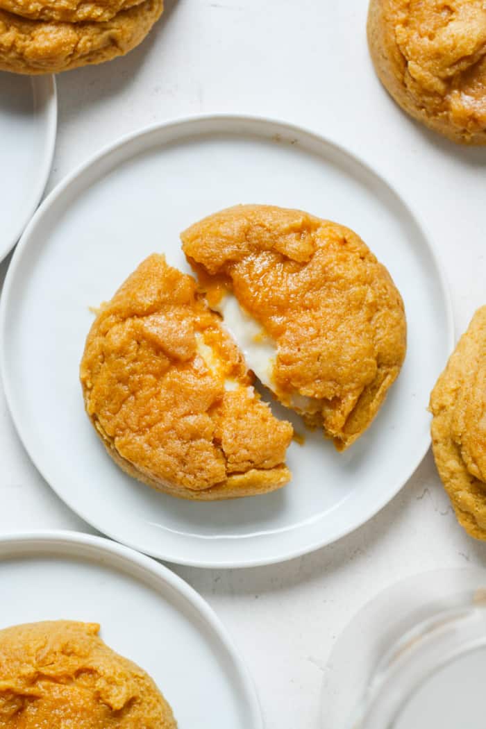 Creamy pumpkin cookies.