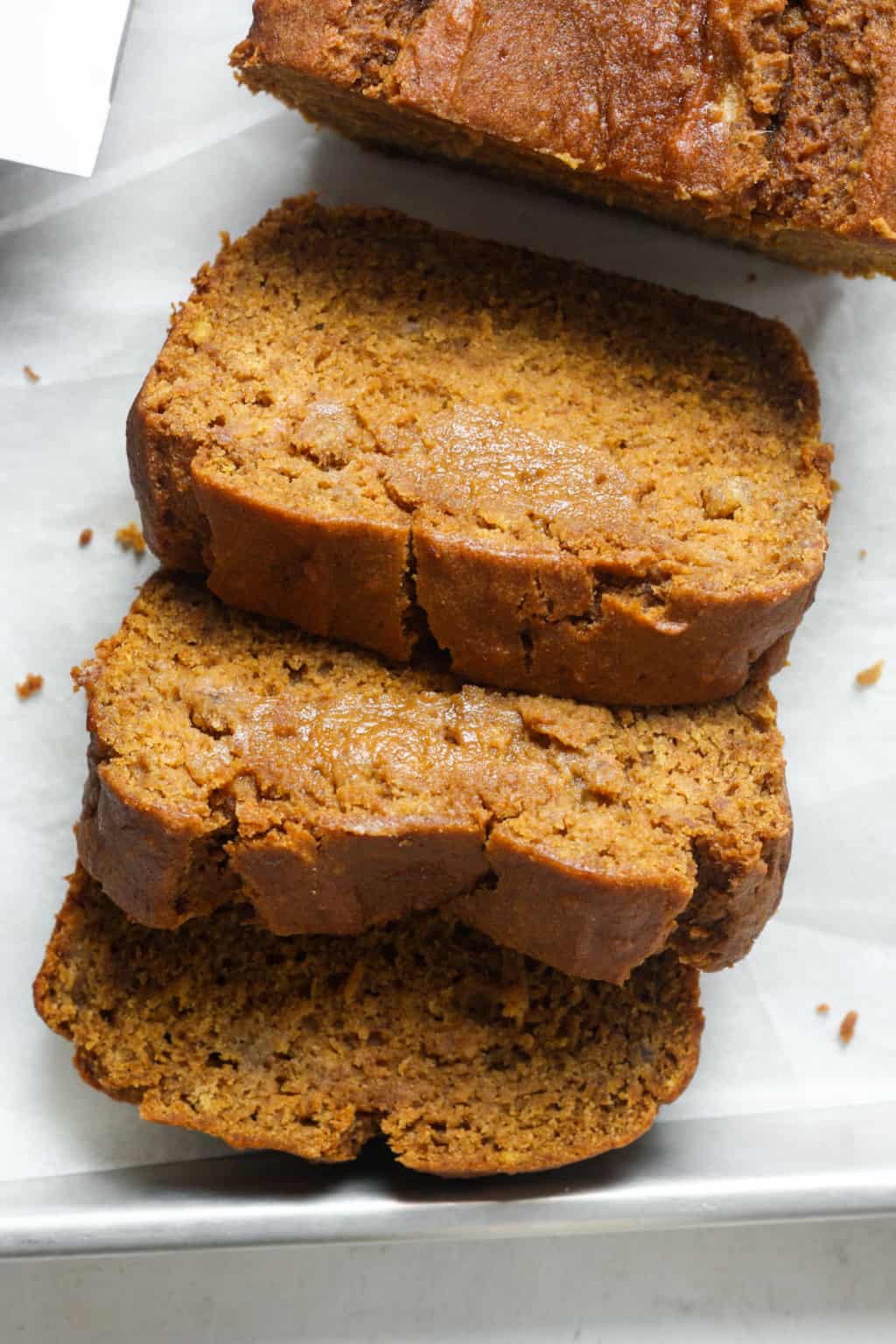 Pumpkin Banana Bread Organically Addison