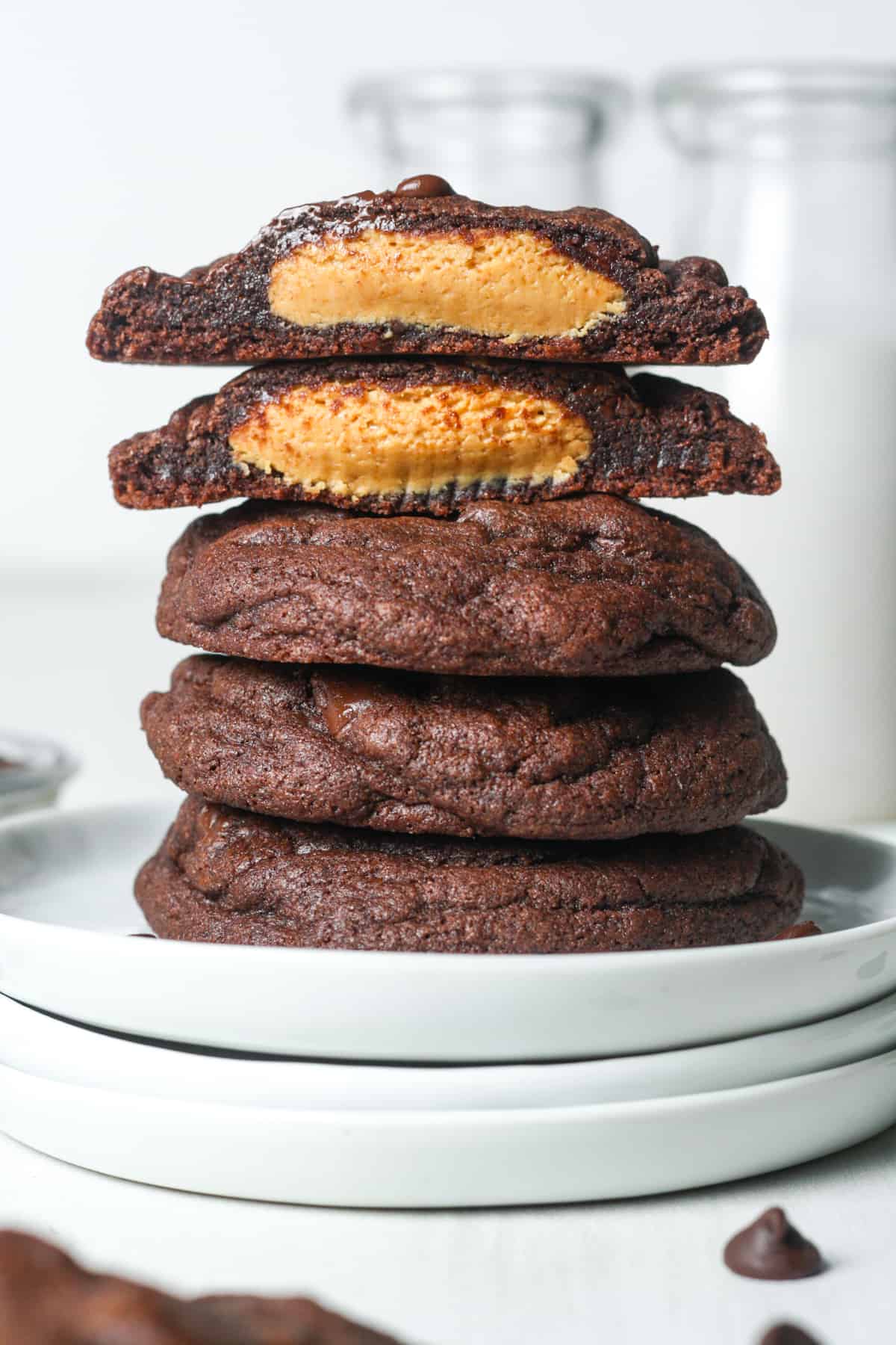 Chocolate Peanut Butter Cookies - Organically Addison