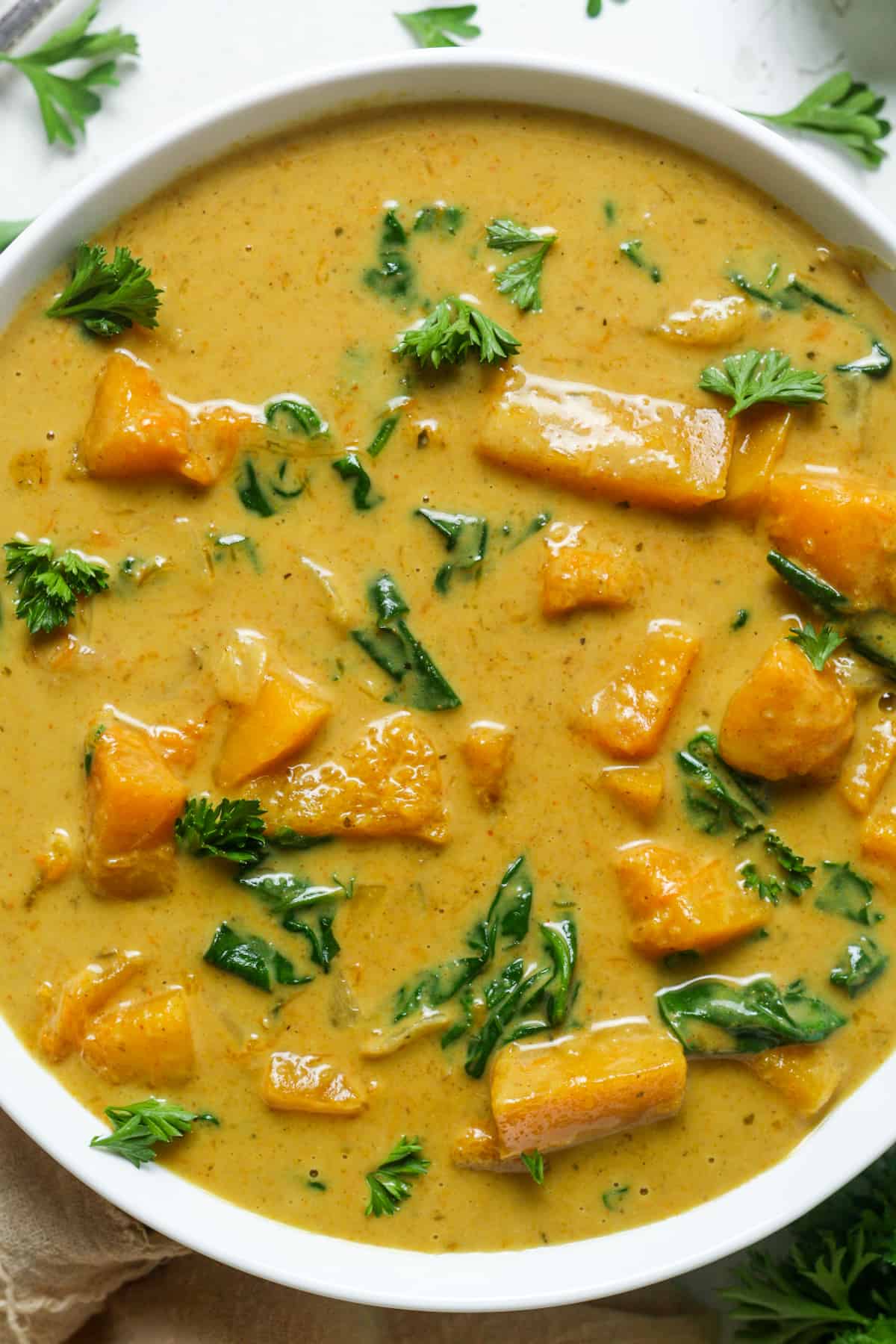 Butternut Squash Curry Organically Addison