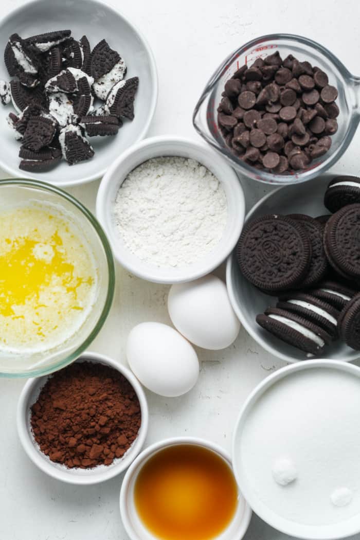Oreos and other ingredients.
