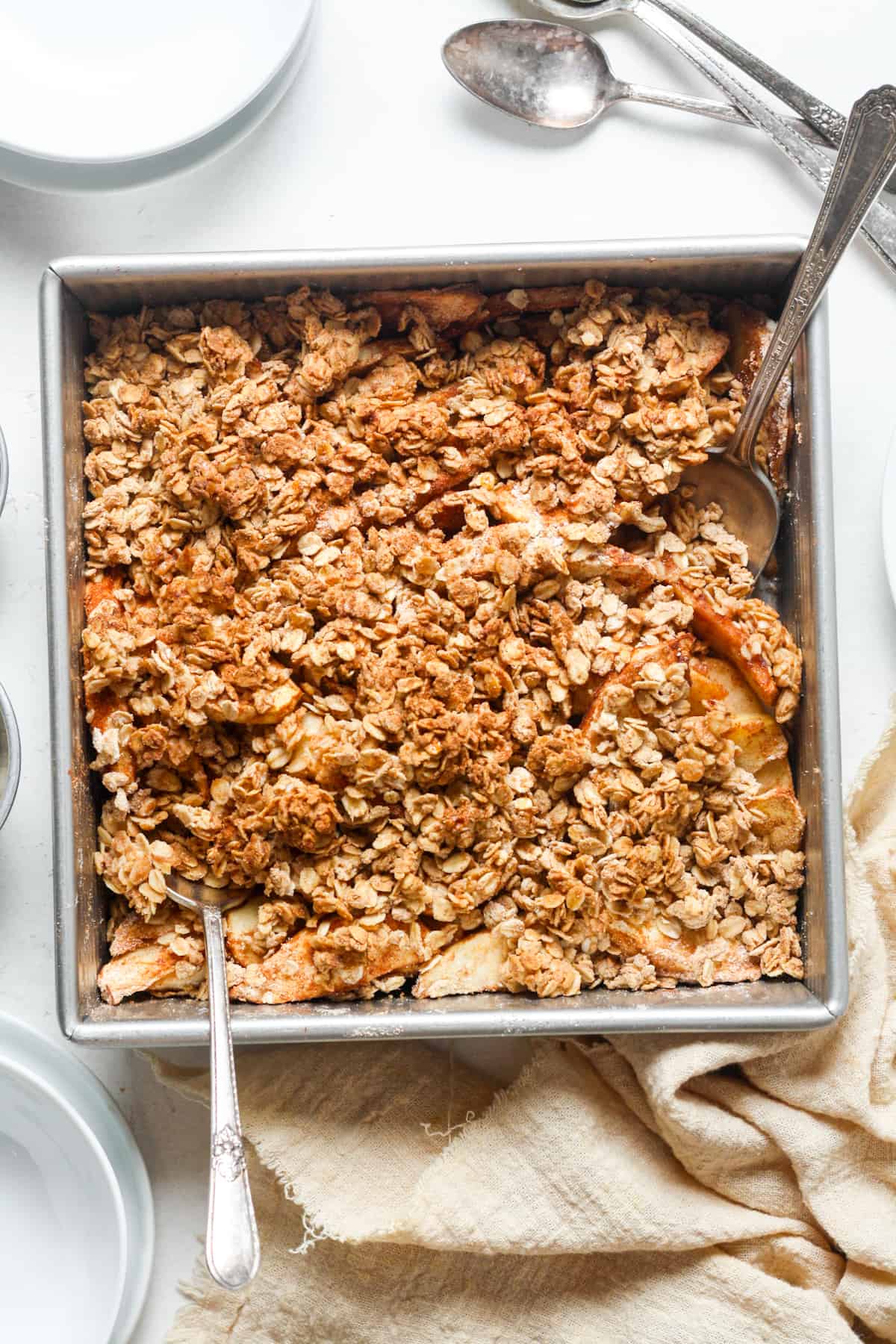 Healthy Apple Crisp - Organically Addison