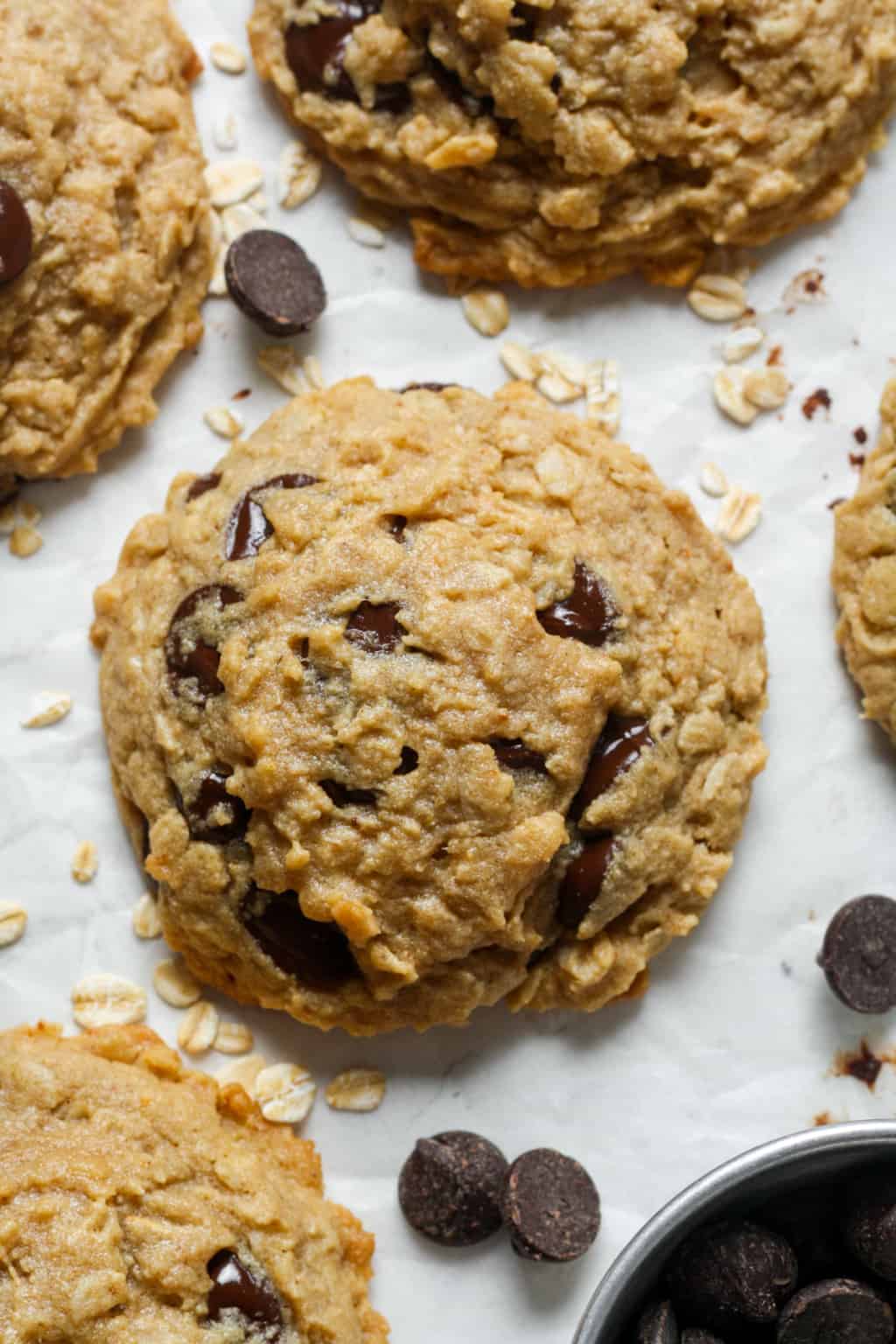 Peanut Butter Oatmeal Cookies - Organically Addison