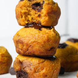 Healthy pumpkin muffins.