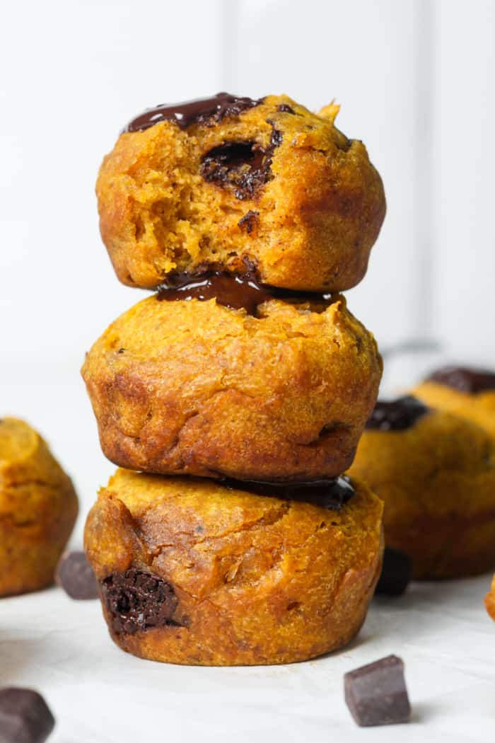 Healthy pumpkin muffins.
