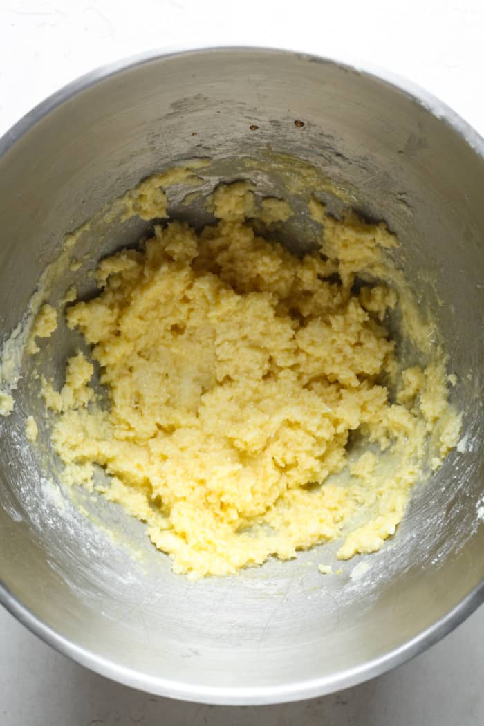 Gooey butter in bowl.