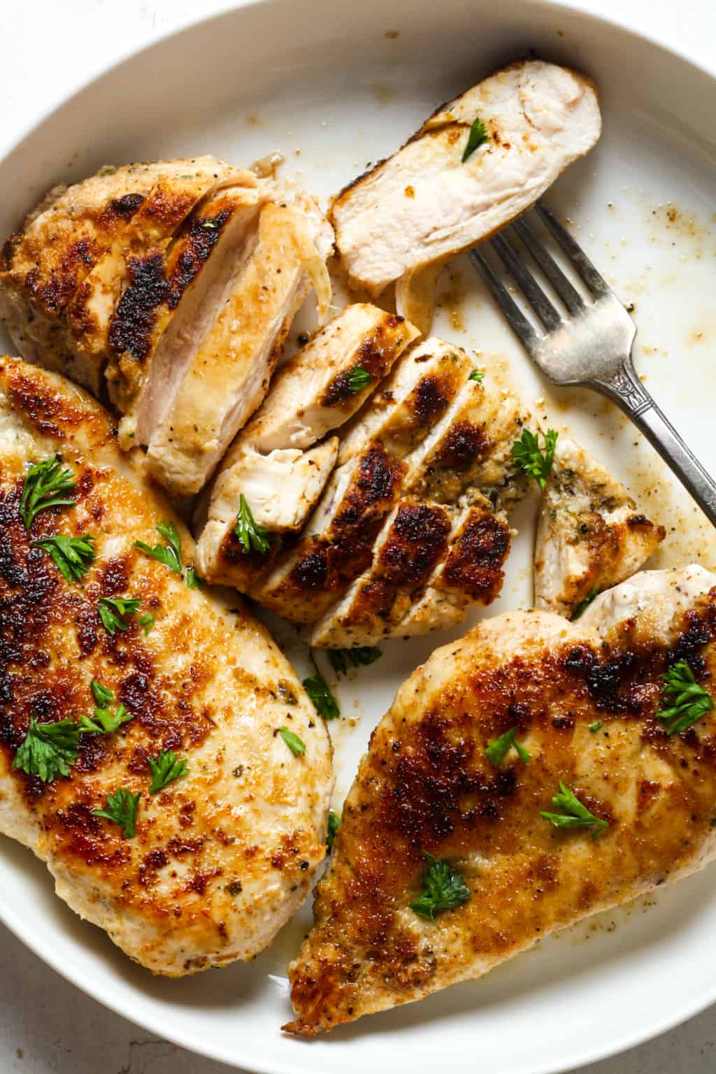 Cast Iron Skillet Chicken Breast - Organically Addison