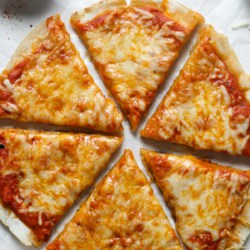 Sourdough pizza crust.