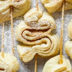 Puff pastry Christmas tree.