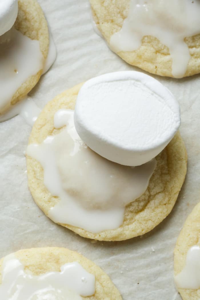 Melted snowman cookies.