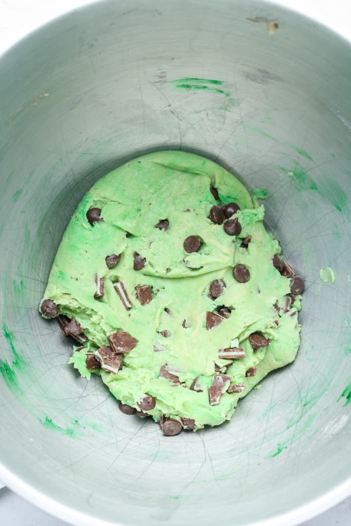 Mint chocolate chip cookie dough.