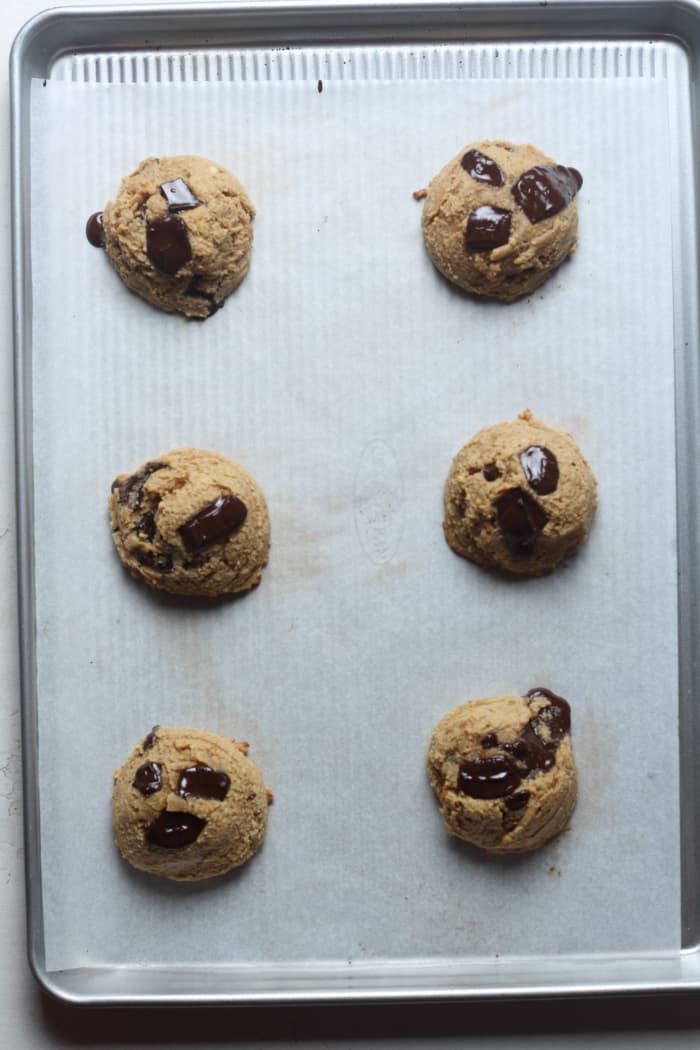 Baked healthier cookies.