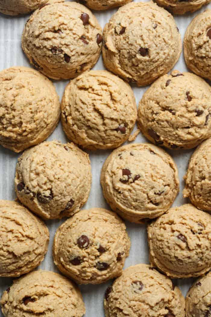 Soft baked nut cookies.
