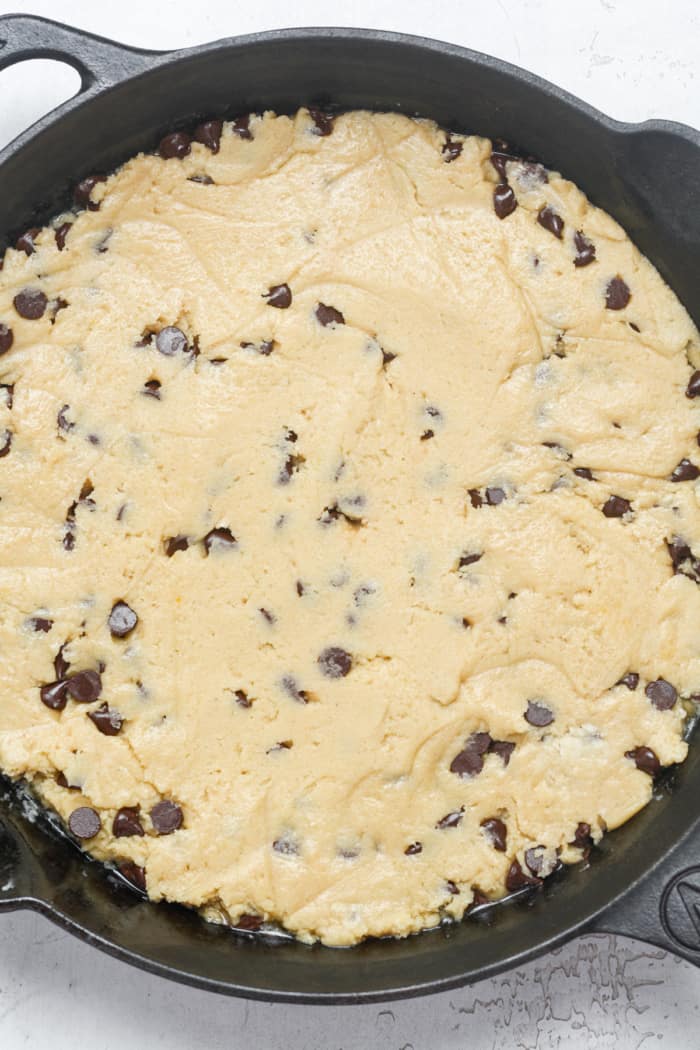 Raw pizza cookie dough.