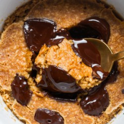 Baked oats without banana.