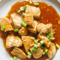 Chinese garlic chicken.
