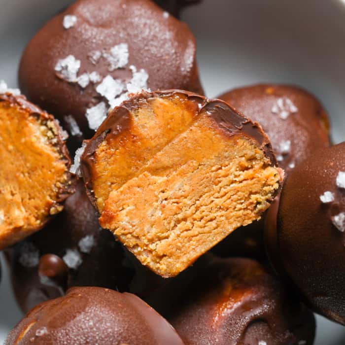 Healthy Peanut Butter Balls - Organically Addison