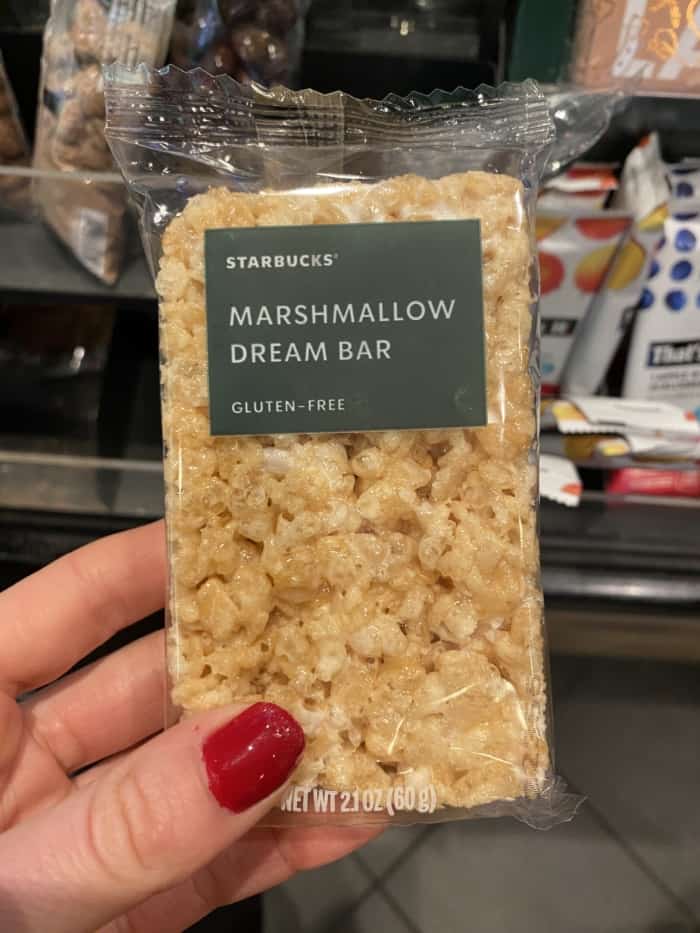 Gluten free marshmallow dream bar.