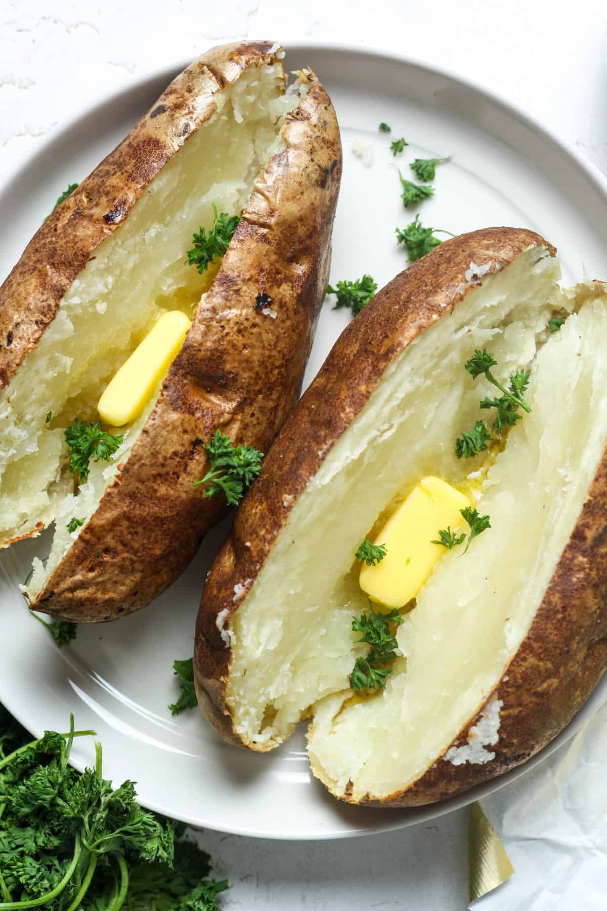 Air Fryer Baked Potato - Organically Addison