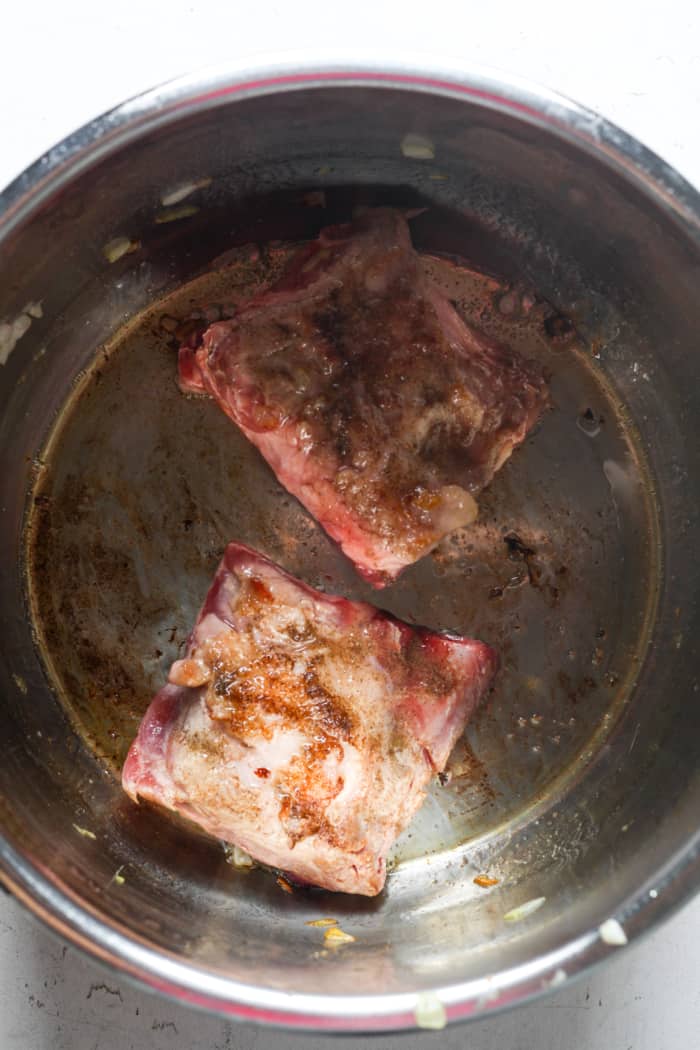 Ribs in instant pot.