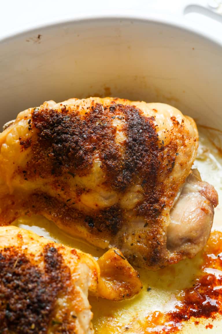 Baked Chicken Thighs - Organically Addison