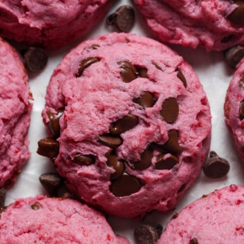 Raspberry Cookies - Organically Addison