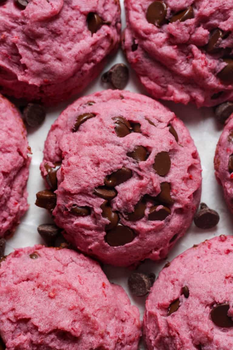 Raspberry Cookies - Organically Addison