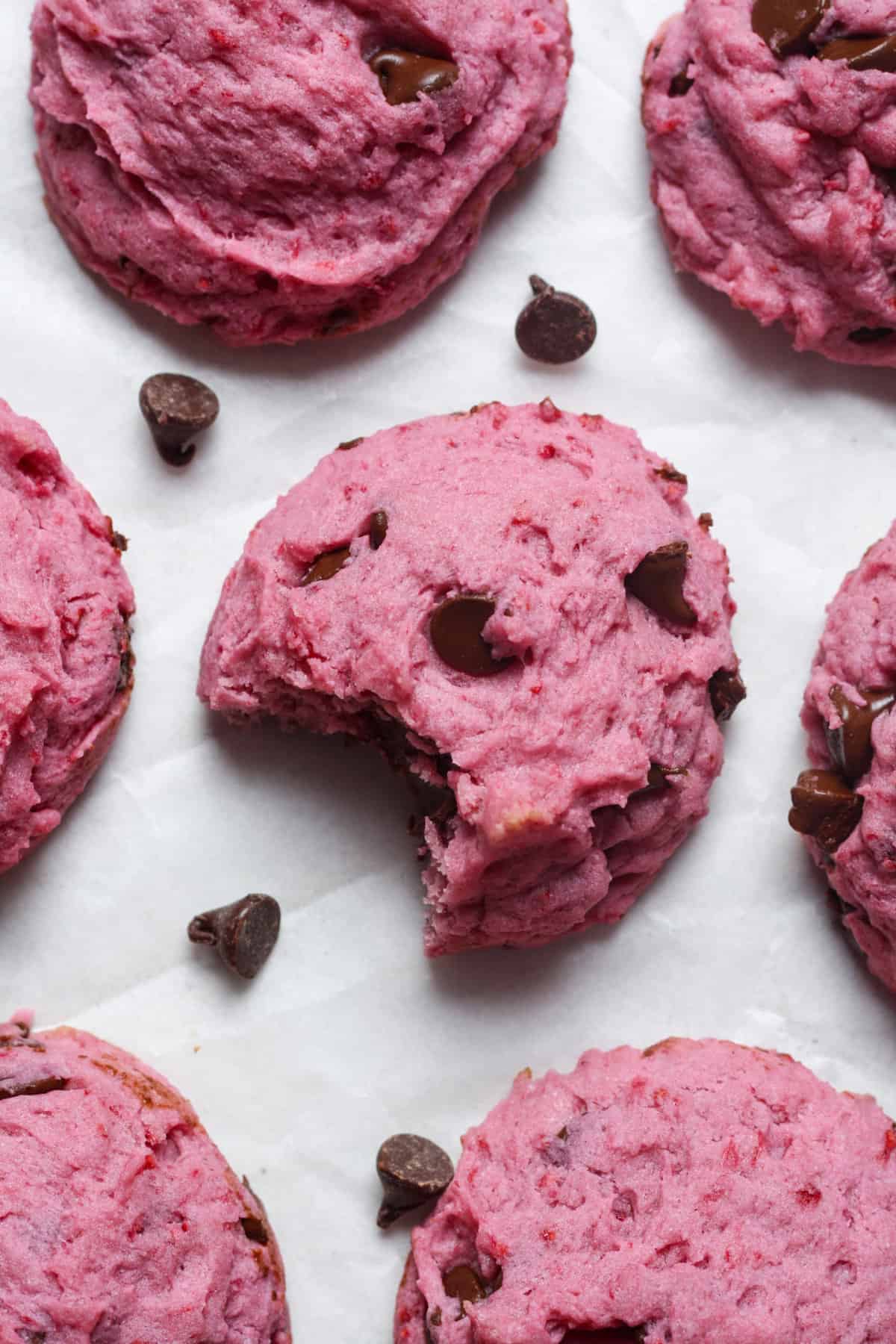 Raspberry Cookies - Organically Addison