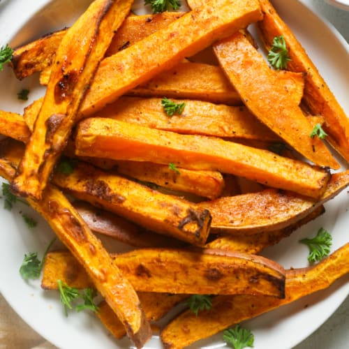 Air Fryer Sweet Potato Fries - Organically Addison