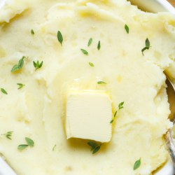 Vegan mashed potatoes.