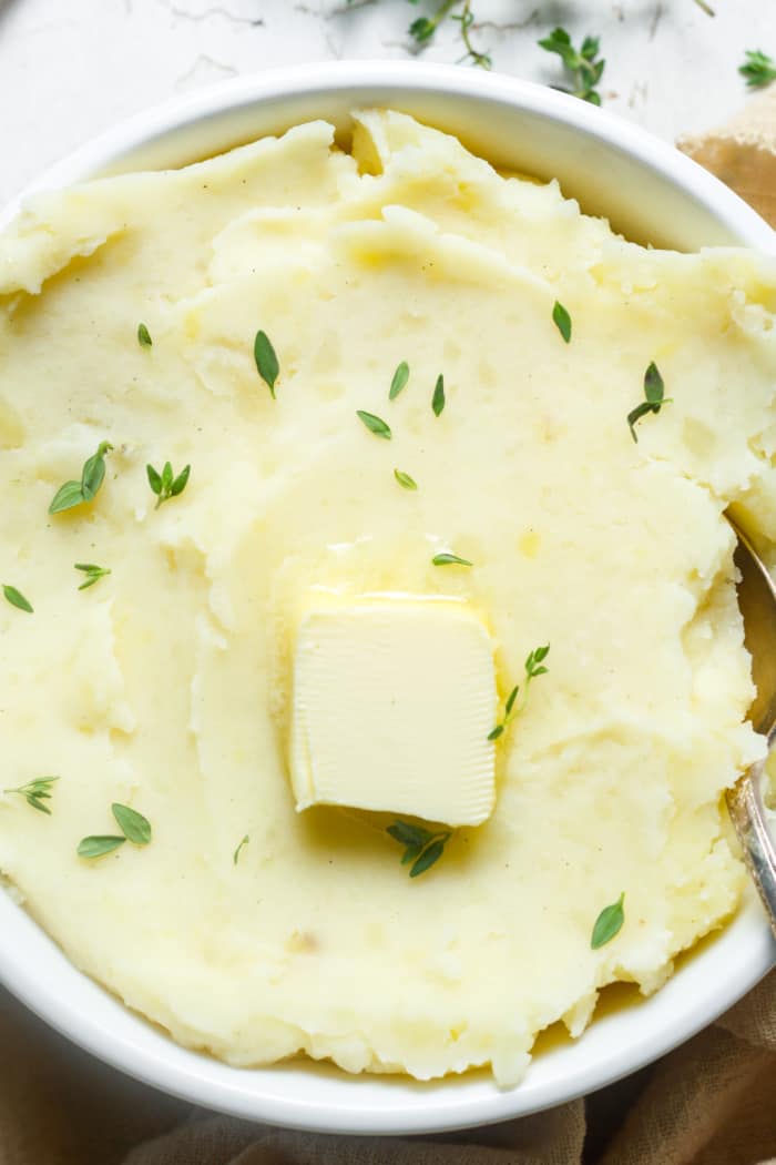 Vegan mashed potatoes.