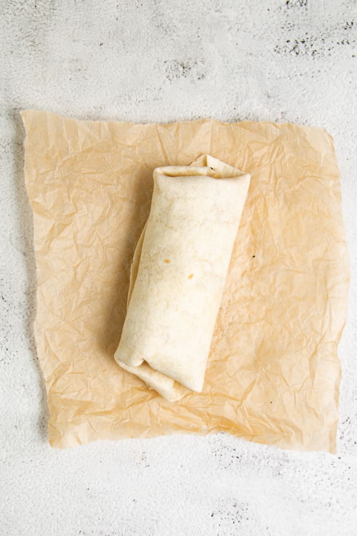 Wrapped burrito.